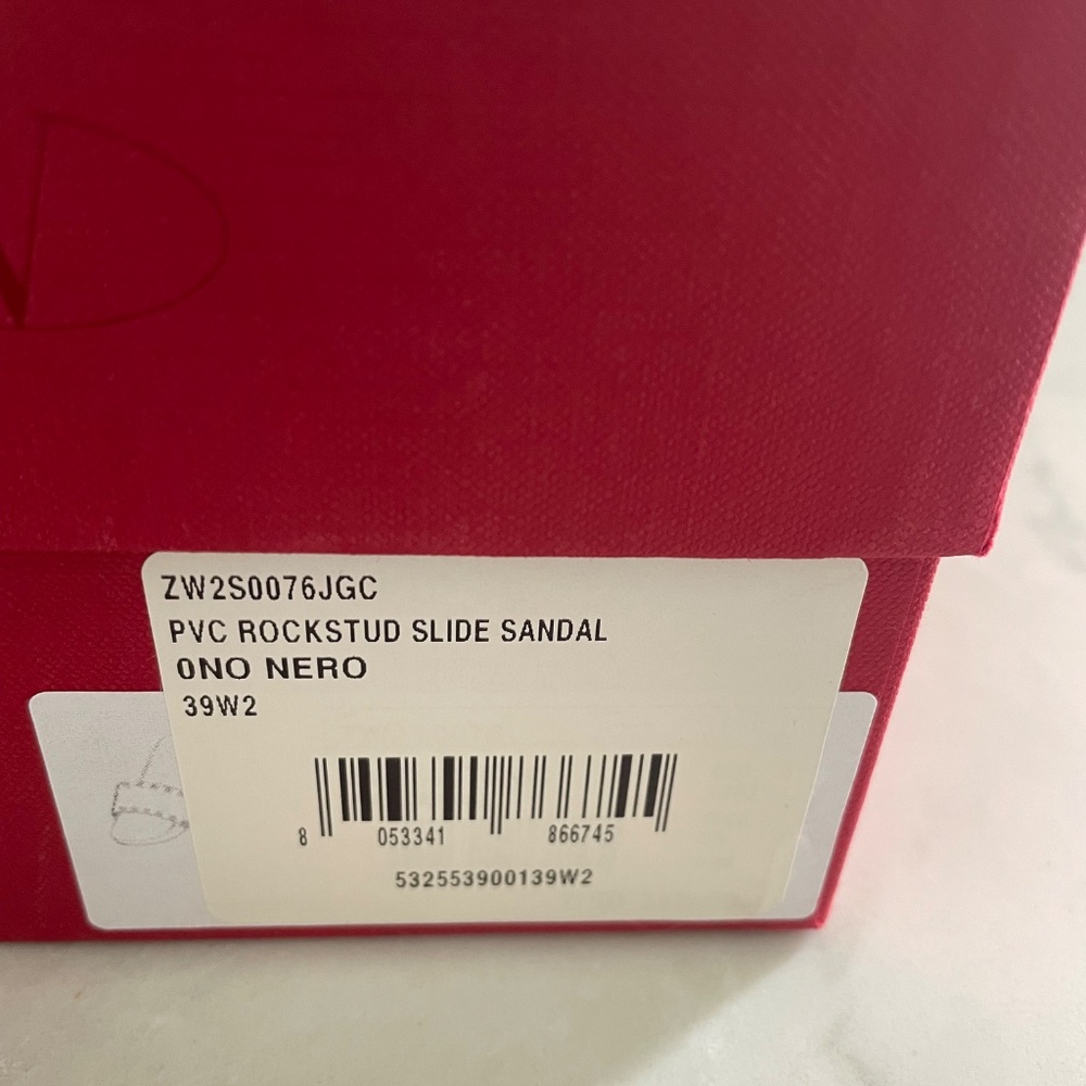Valentino Rockstud Slide Sandal Womens Size 8 - Picture 4 of 5